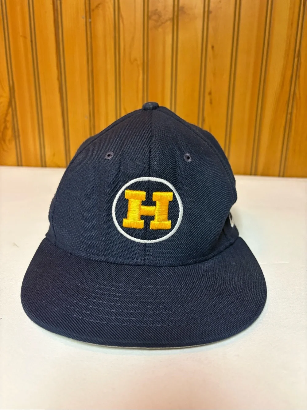 Nike Navy Baseball Cap with Yellow H Patch